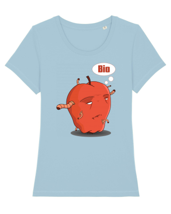 Red Bio worm apple Sky Blue