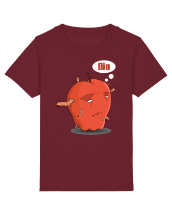 Red Bio worm apple Burgundy