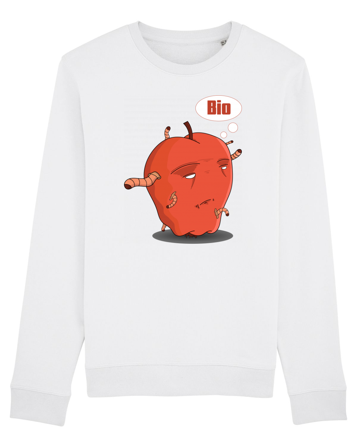 Bluză mânecă lungă Unisex Rise White