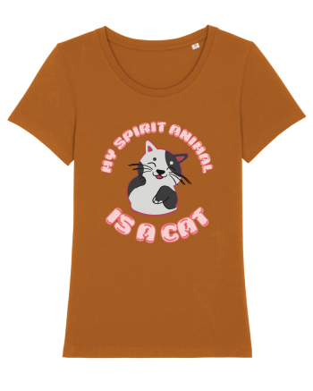 My Spirit Animal Is A Cat Roasted Orange