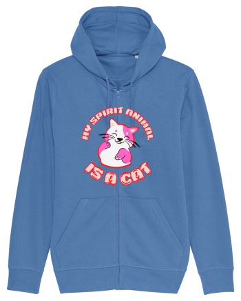 My Spirit Animal Is A Cat Bright Blue