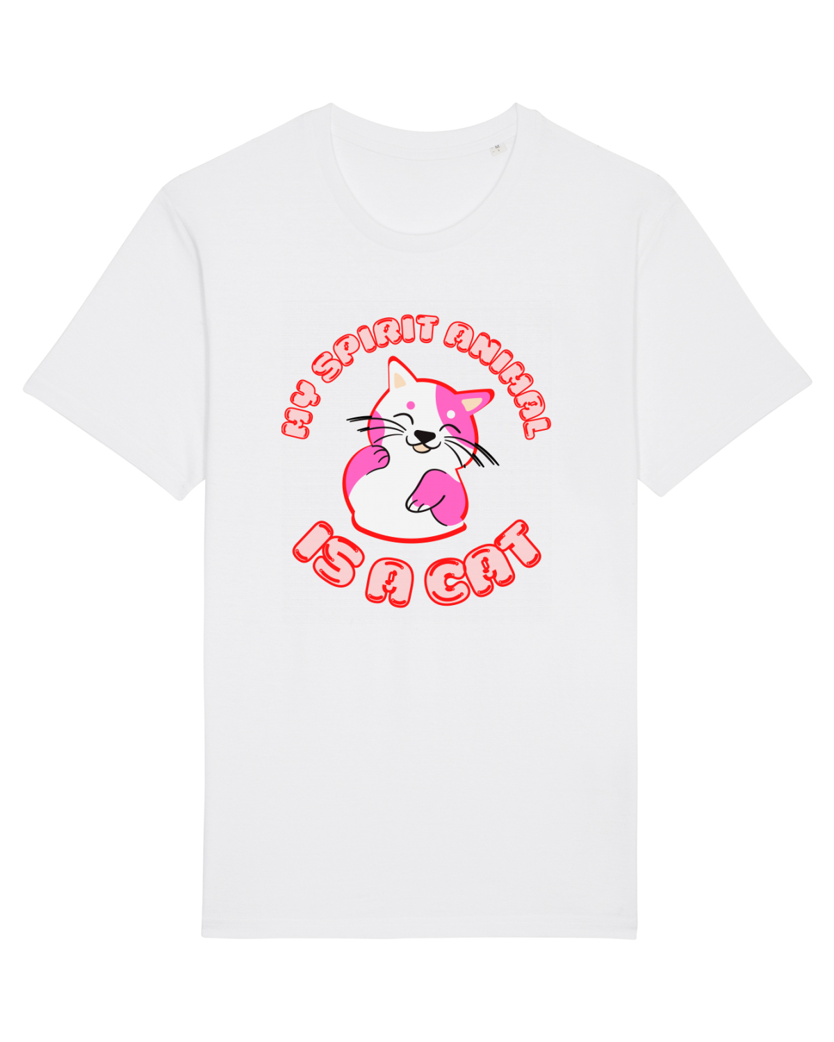 Tricou mânecă scurtă Unisex Rocker White