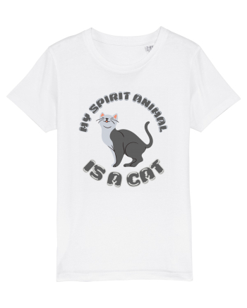 My Spirit Animal Is A Cat White