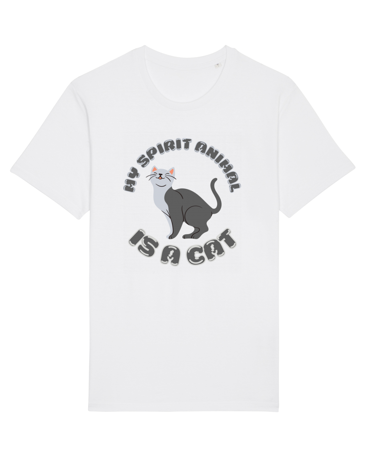 Tricou mânecă scurtă Unisex Rocker White
