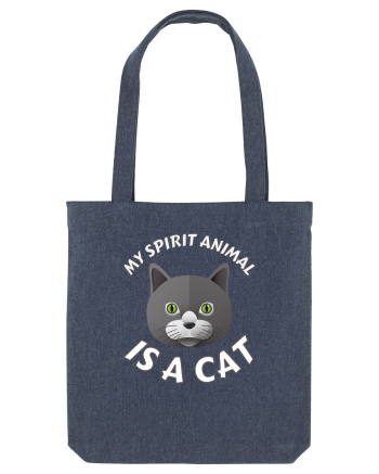 My Spirit Animal Is A Cat Midnight Blue