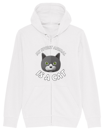 My Spirit Animal Is A Cat White