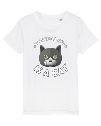 My Spirit Animal Is A Cat White