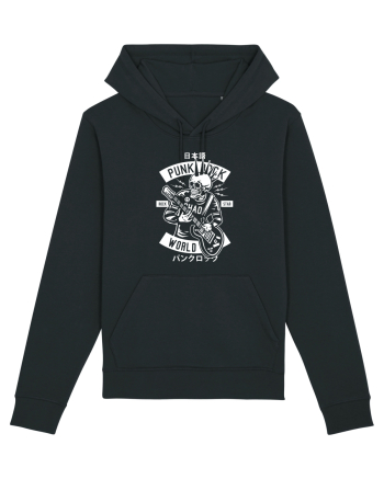 Punk Rock Skull White Black