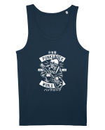 Punk Rock Skull White Maiou Bărbat Runs