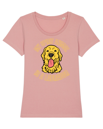 My Spirit Animal Is A Labrador Canyon Pink