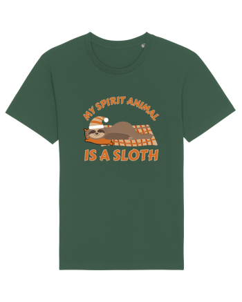 My Spirit Animal Is A Sloth Bottle Green