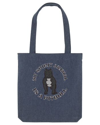 My Spirit Animal Is A Pitbull Midnight Blue