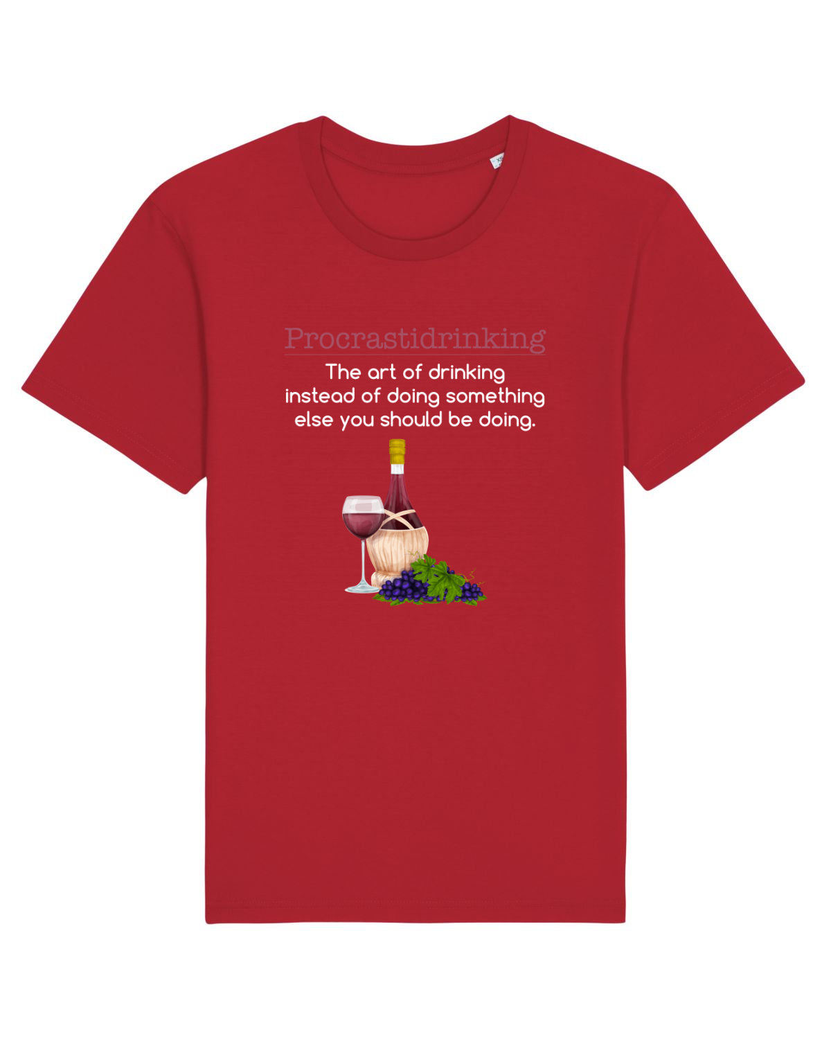 Tricou mânecă scurtă Unisex Rocker Red