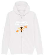 QUEEN BEE Hanorac cu fermoar Unisex Connector