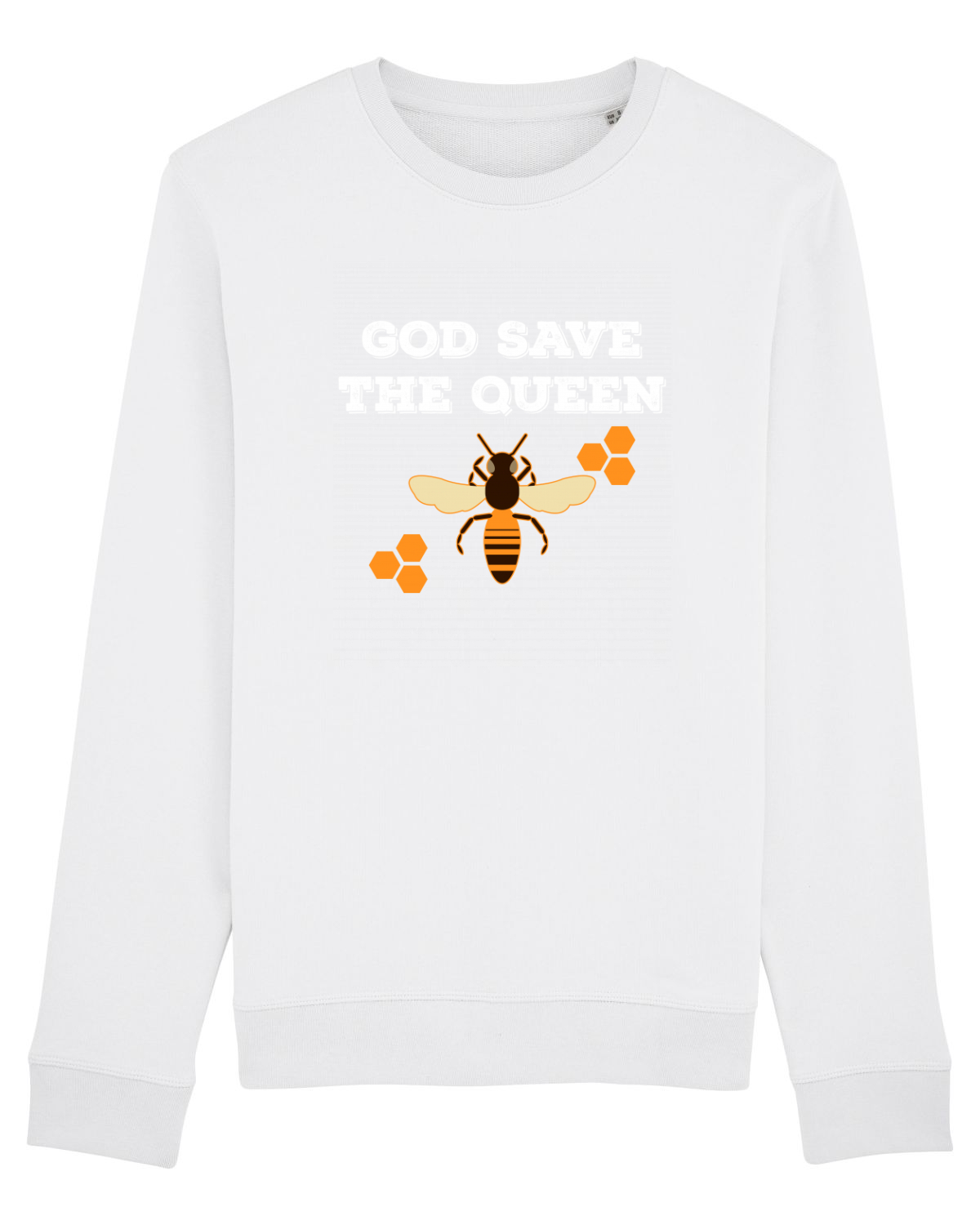 Bluză mânecă lungă Unisex Rise White