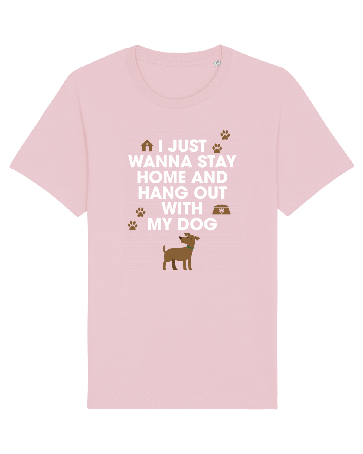 Tricou mânecă scurtă Unisex Rocker Cotton Pink