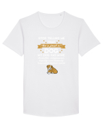 DOG Tricou mânecă scurtă guler larg Bărbat Skater