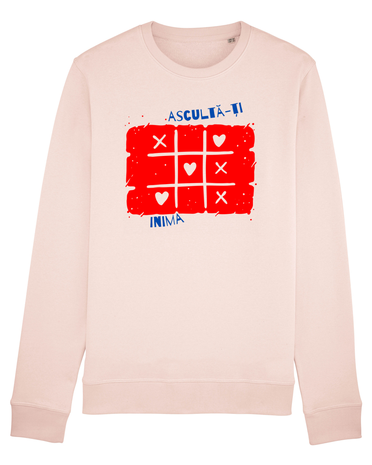 Bluză mânecă lungă Unisex Rise Candy Pink
