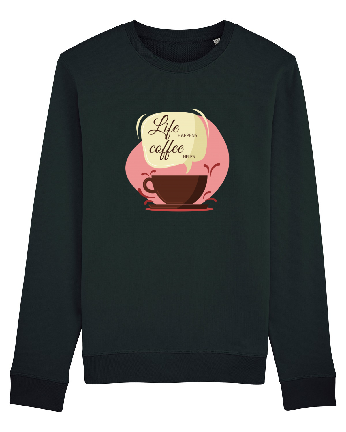 Bluză mânecă lungă Unisex Rise Black