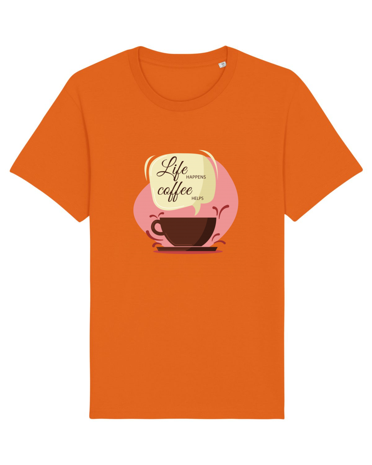 Tricou mânecă scurtă Unisex Rocker Bright Orange