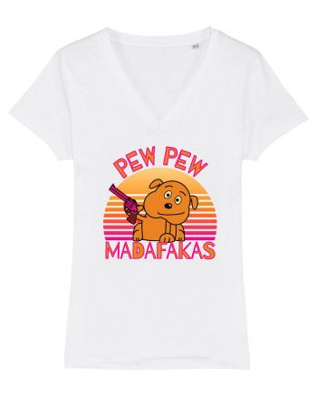 Pew Pew Dog White