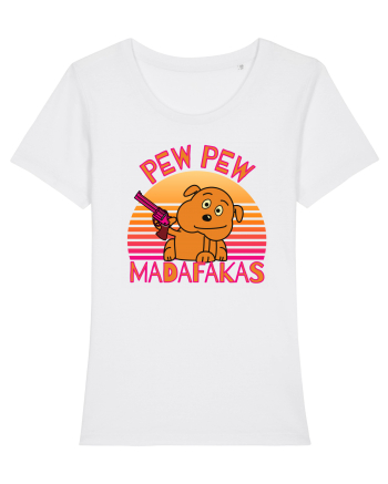 Pew Pew Dog White