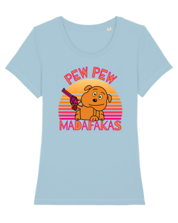 Pew Pew Dog Sky Blue