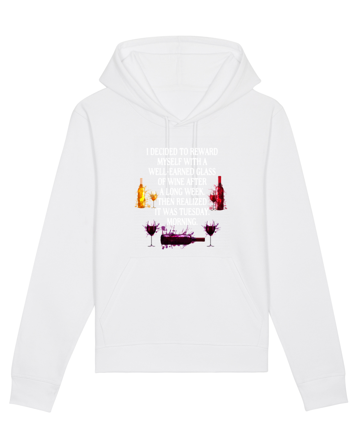 Hanorac Unisex Drummer White