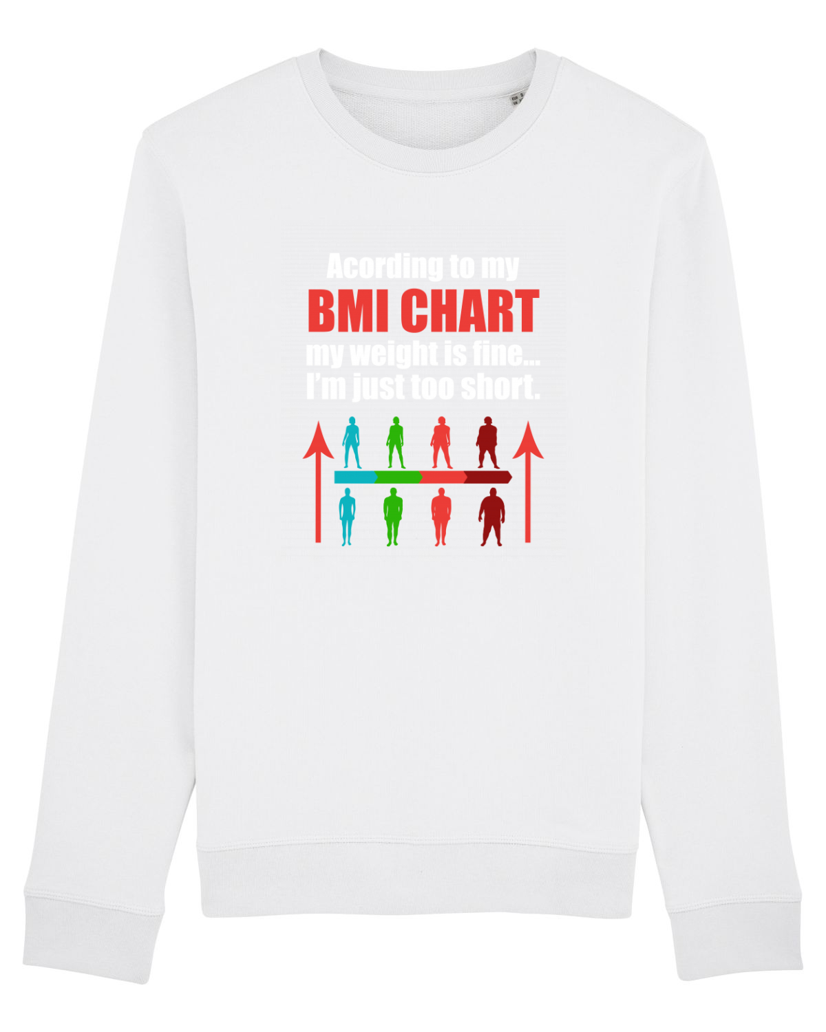 Bluză mânecă lungă Unisex Rise White