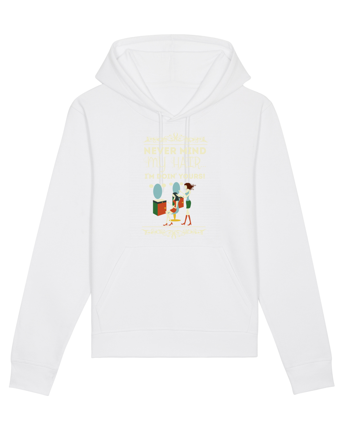 Hanorac Unisex Drummer White