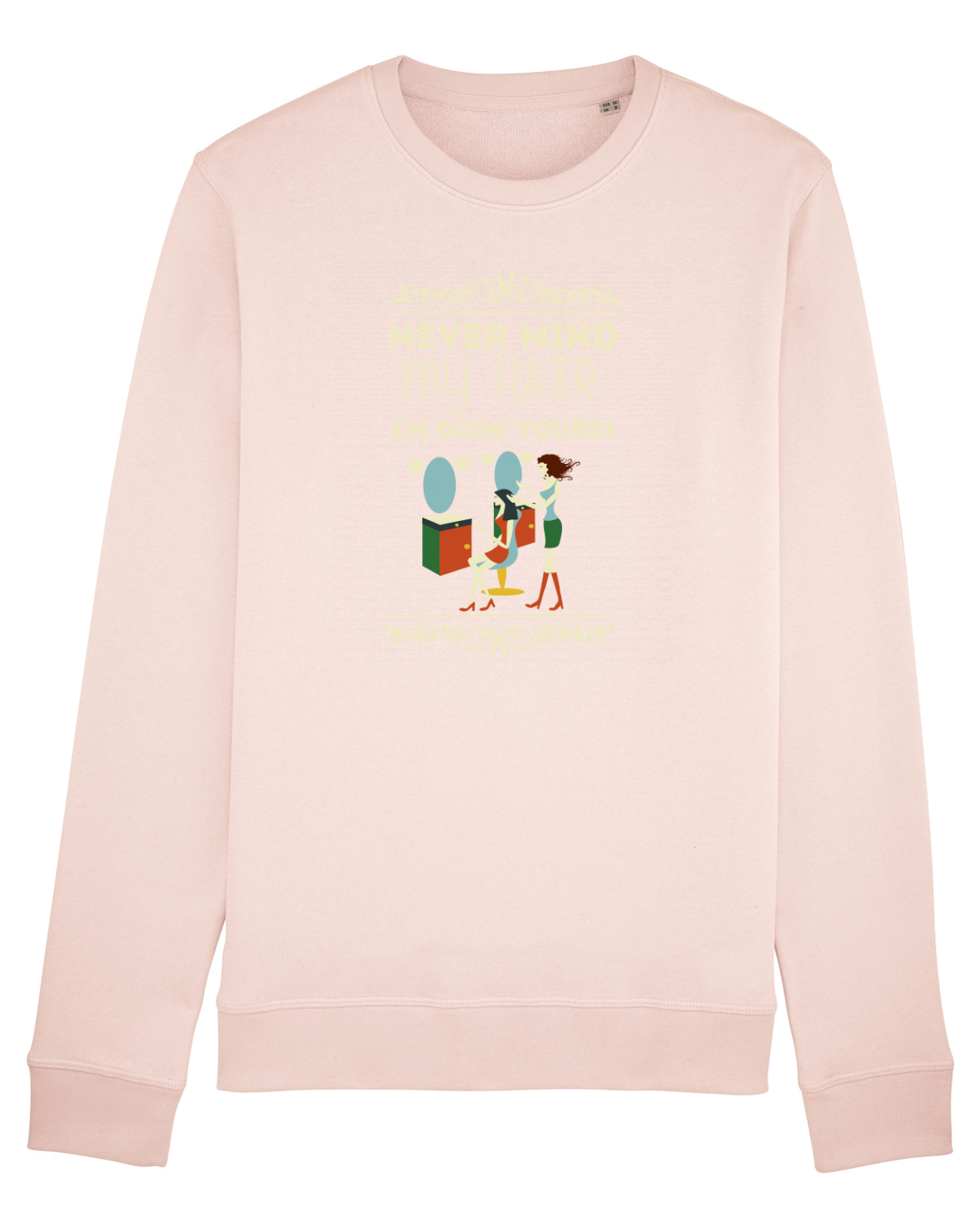 Bluză mânecă lungă Unisex Rise Candy Pink