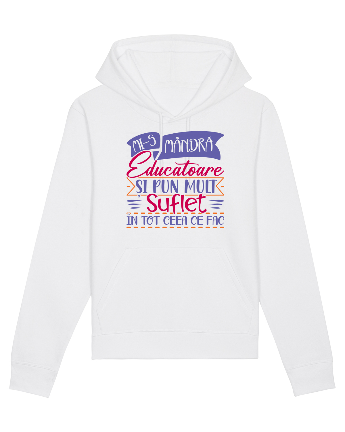 Hanorac Unisex Drummer White