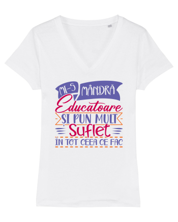 Mi-s mandra educatoare White