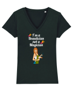 BEAUTICIAN Tricou mânecă scurtă guler V Damă Evoker