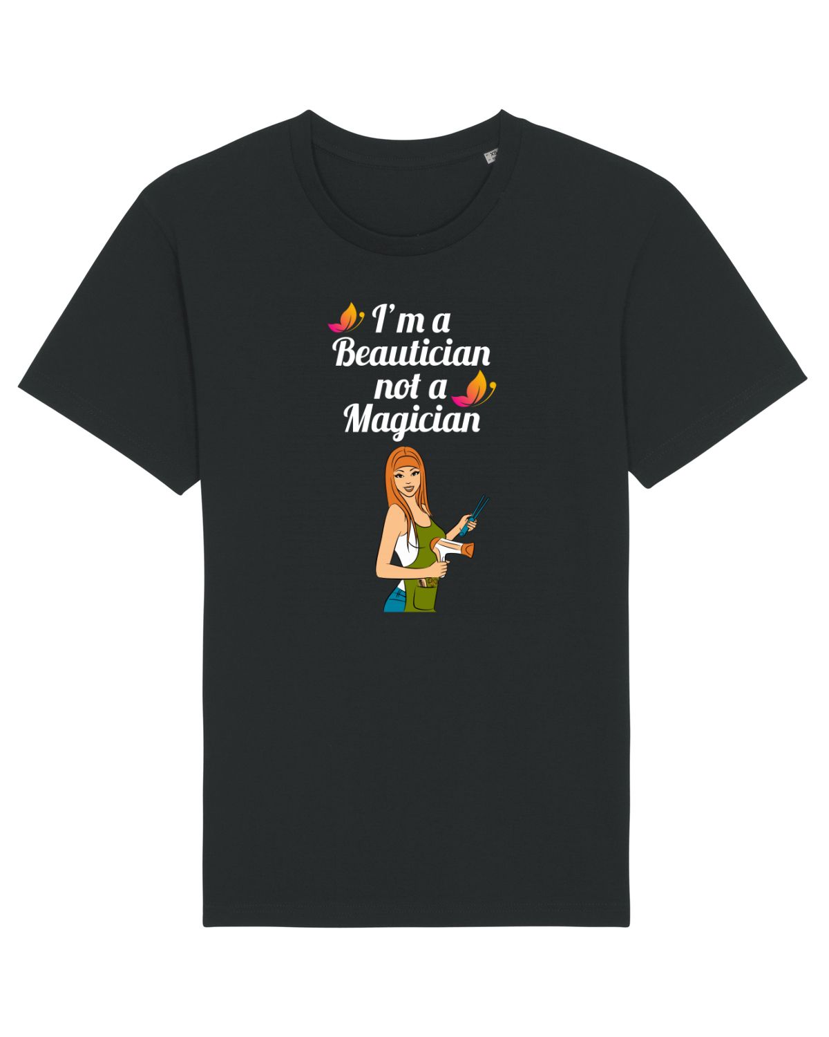 Tricou mânecă scurtă Unisex Rocker Black