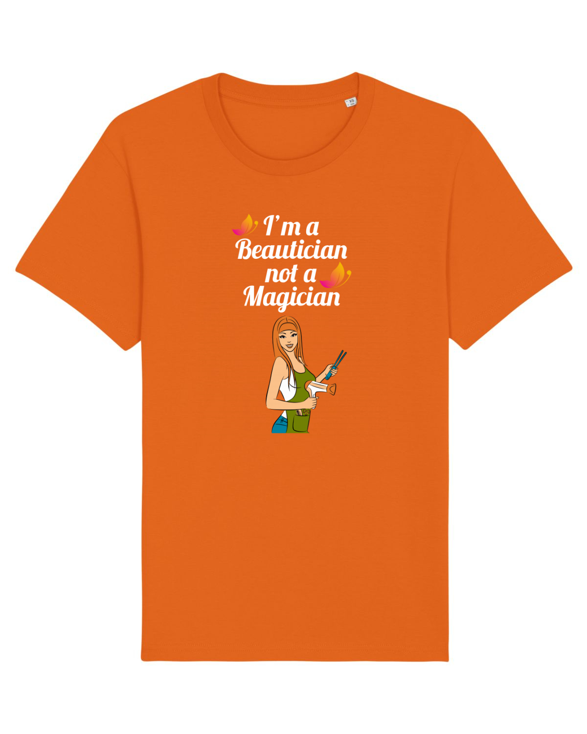 Tricou mânecă scurtă Unisex Rocker Bright Orange