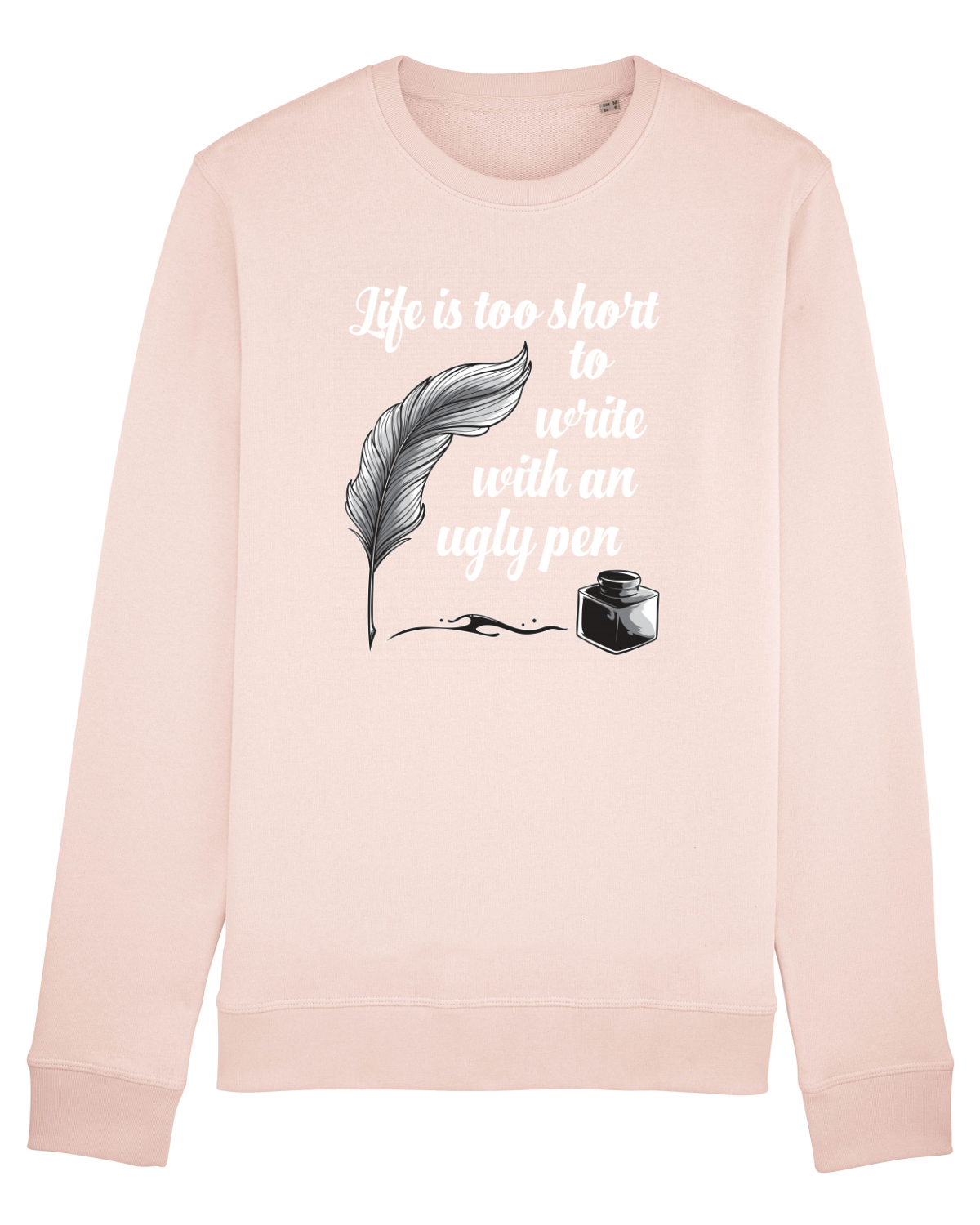 Bluză mânecă lungă Unisex Rise Candy Pink