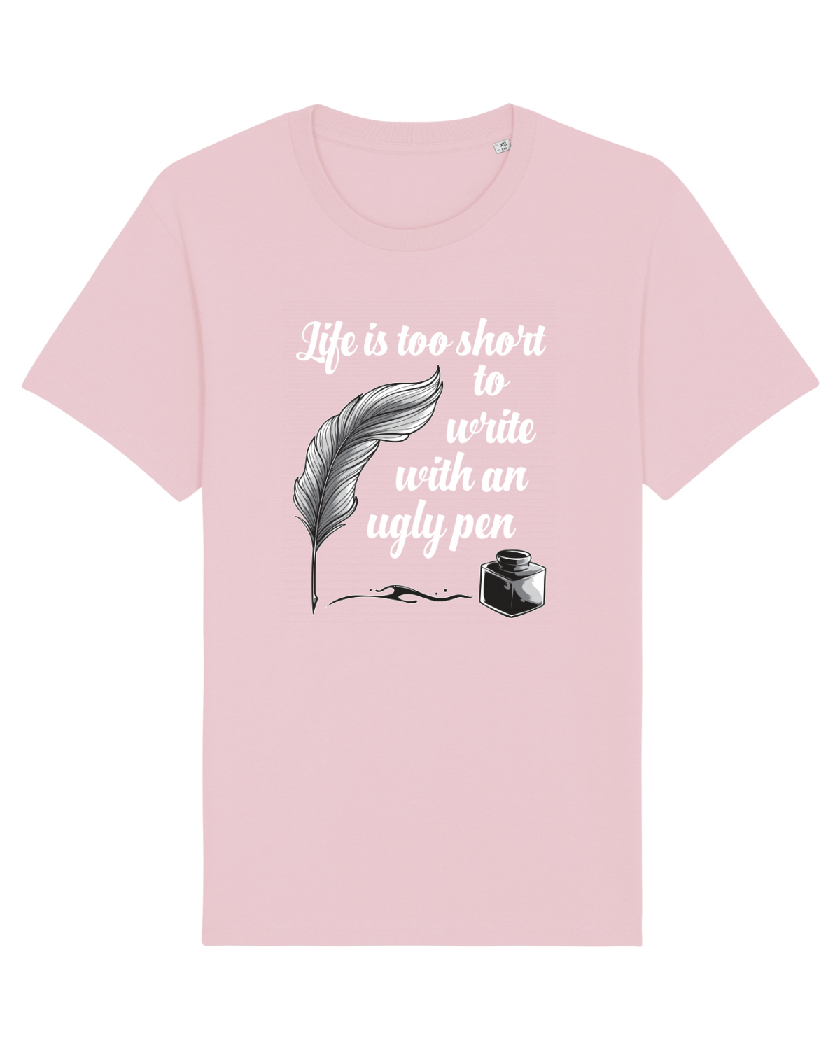 Tricou mânecă scurtă Unisex Rocker Cotton Pink