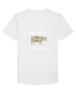 HAM Tricou mânecă scurtă guler larg Bărbat Skater