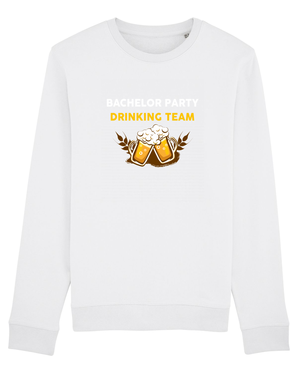 Bluză mânecă lungă Unisex Rise White