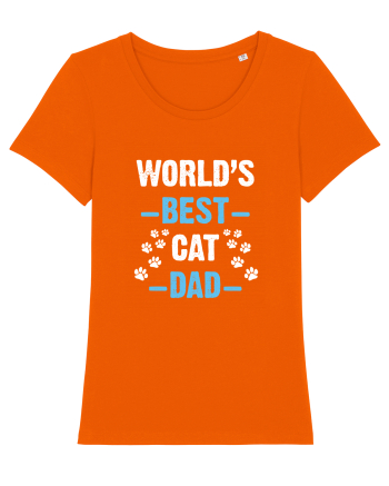 CAT DAD Bright Orange