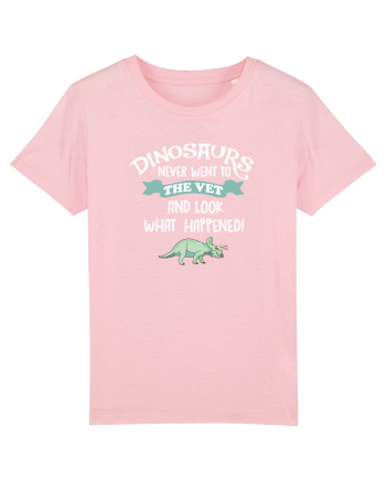 DINOSAURS Cotton Pink