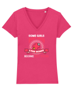 VETTECH Tricou mânecă scurtă guler V Damă Evoker