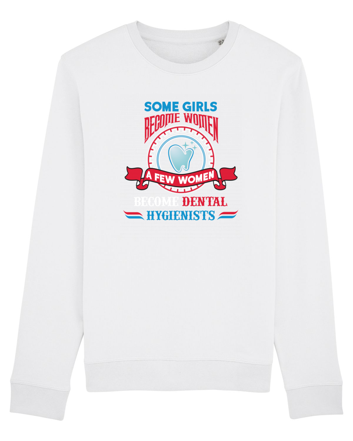 Bluză mânecă lungă Unisex Rise White