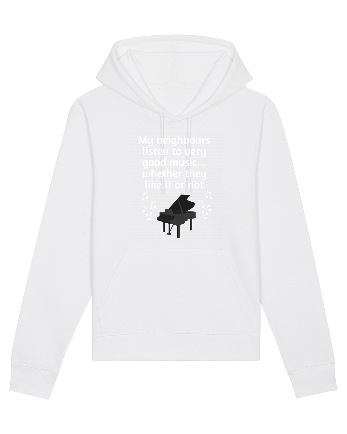 Hanorac Unisex Drummer White