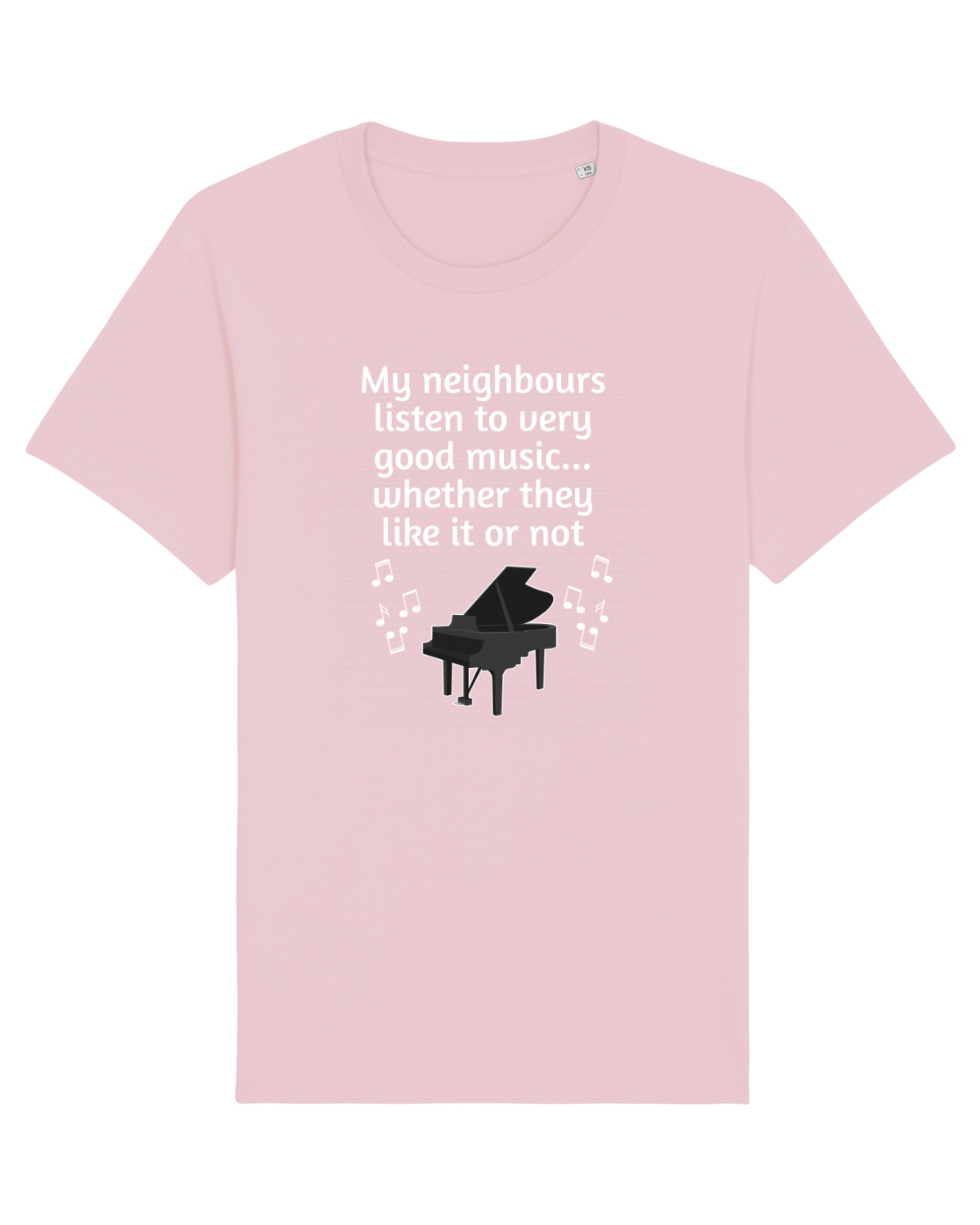 Tricou mânecă scurtă Unisex Rocker Cotton Pink