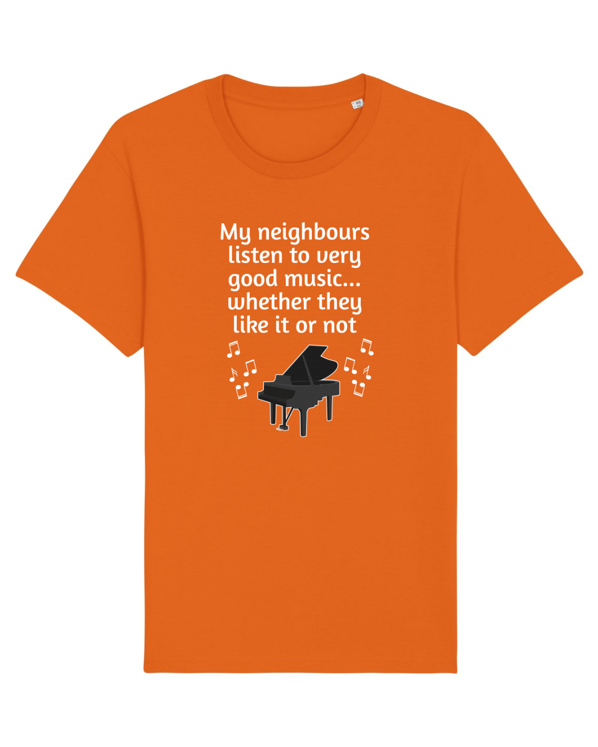Tricou mânecă scurtă Unisex Rocker Bright Orange
