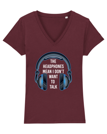 HEADPHONES Burgundy