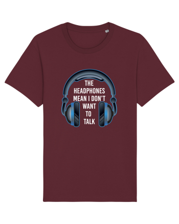 HEADPHONES Burgundy