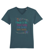 MUSIC Tricou mânecă scurtă guler V Bărbat Presenter
